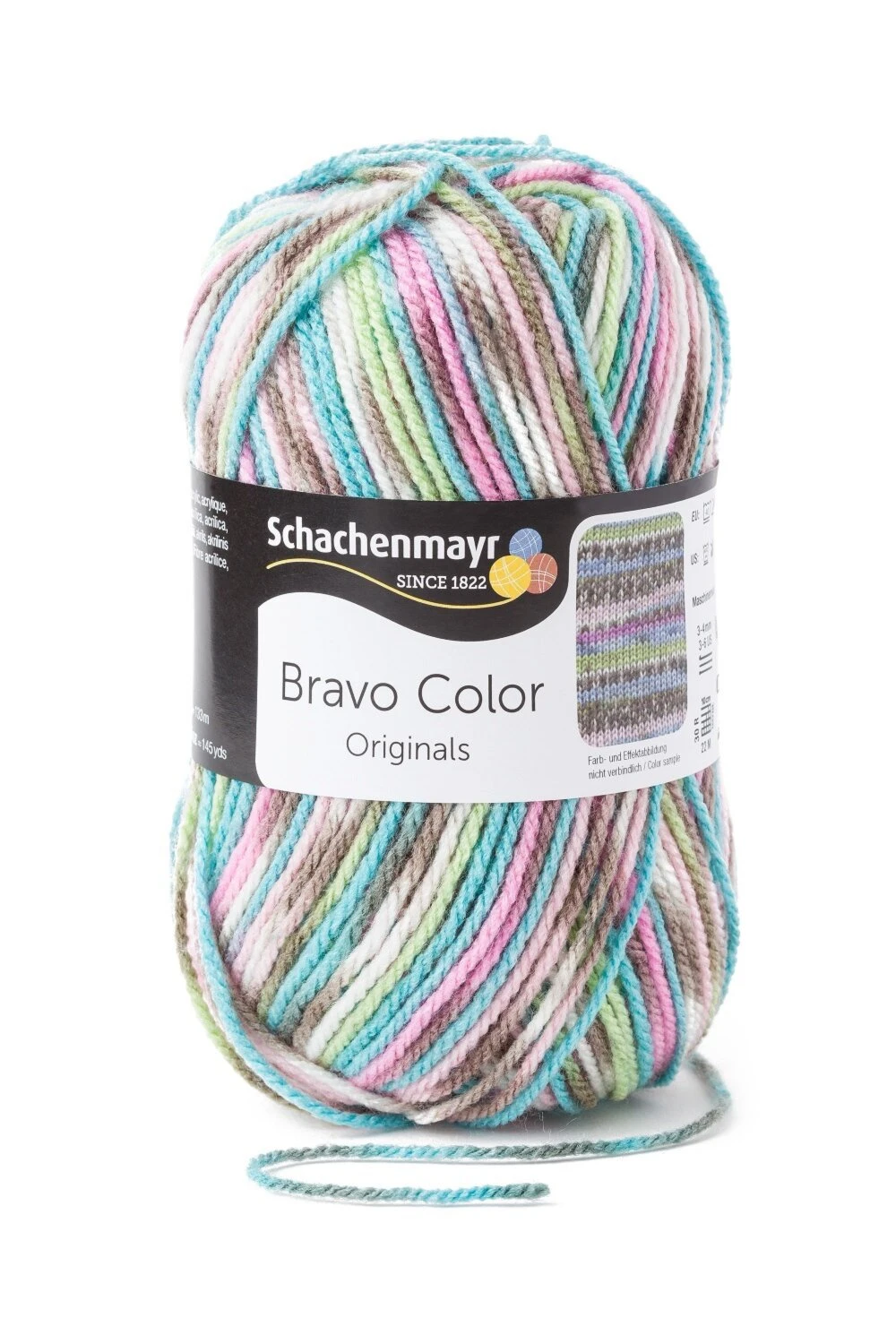 Handstrickgarn BRAVO COLOR - Mineral Jacquard Farbe - 50g - Hochwertiges Häkelgarn & Strickgarn 3 Handstrickgarn BRAVO COLOR - Mineral Jacquard Farbe - 50g - Hochwertiges Häkelgarn & Strickgarn