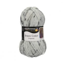 Handstrickgarn BRAVO COLOR - 50g - Neutrales Häkelgarn & Strickgarn