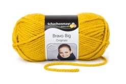 Handstrickgarn BRAVO BIG - Gold - 200g | Hochwertiges Garn zum Stricken & Häkeln