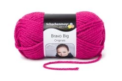 Handstrickgarn BRAVO BIG - pink - 200g | Hochwertiges Häkelgarn & Strickgarn