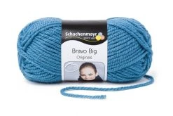 Handstrickgarn BRAVO BIG - jeans - 200g | Hochwertiges Strickgarn für kreative Projekte