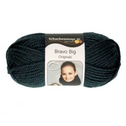 Handstrickgarn BRAVO BIG - Teal, 200g | Hochwertiges Maschengarn für Stricken & Häkeln
