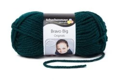 Handstrickgarn BRAVO BIG - Tanne - 200g | Hochwertiges Häkel- und Strickgarn