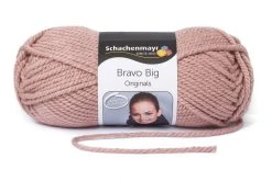 Handstrickgarn BRAVO BIG - blush meliert - 200g | Hochwertiges Häkelgarn & Strickgarn