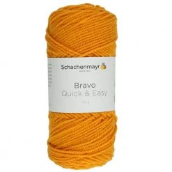 Handstrickgarn BRAVO QUICK & EASY - goldmarie - 100g | Hochwertiges Häkelgarn & Strickgarn