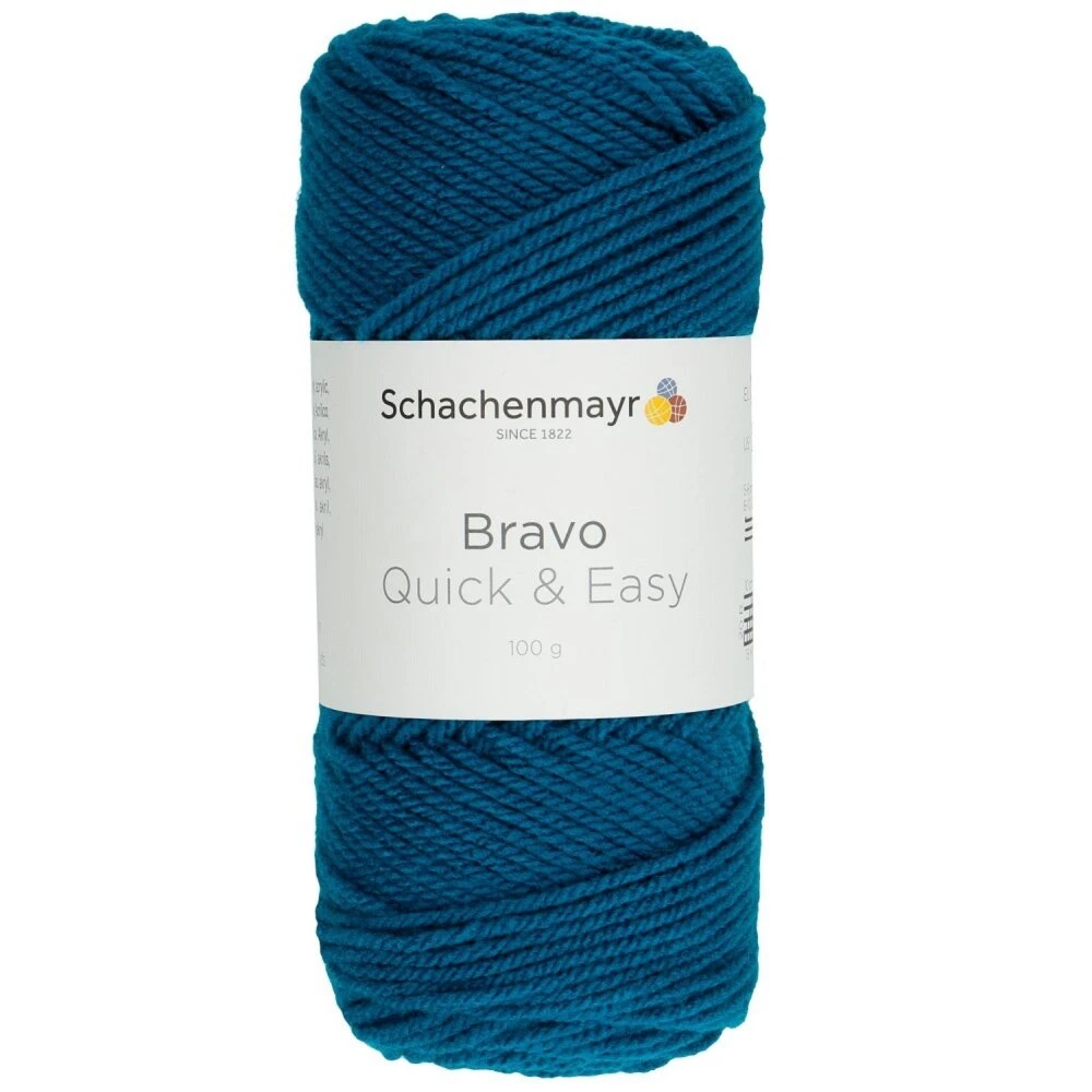 Handstrickgarn BRAVO QUICK & EASY - petrol - 100g | Hochwertiges Garn für Stricken und Häkeln 3 Handstrickgarn BRAVO QUICK & EASY - petrol - 100g | Hochwertiges Garn für Stricken und Häkeln