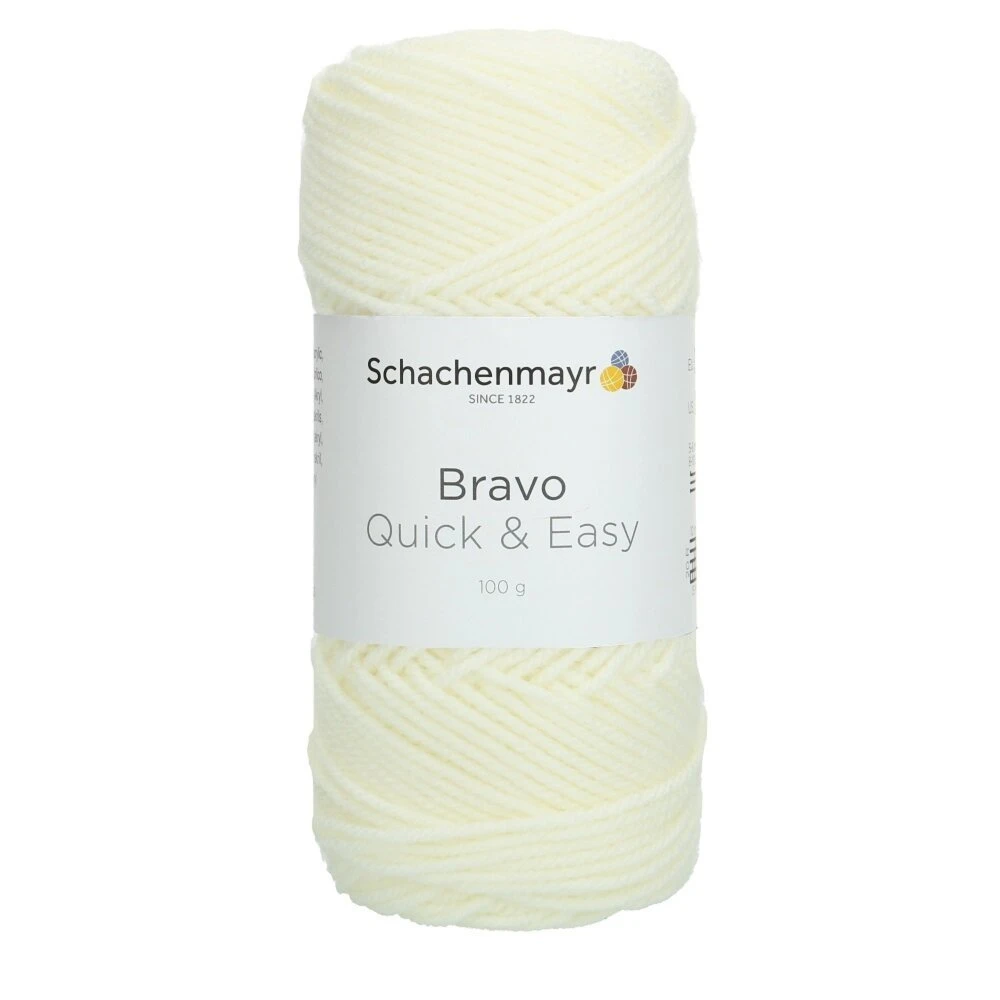Handstrickgarn BRAVO QUICK & EASY - ecru - 100g | Häkelgarn & Strickgarn 3 Handstrickgarn BRAVO QUICK & EASY - ecru - 100g | Häkelgarn & Strickgarn
