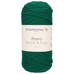 Handstrickgarn BRAVO QUICK & EASY - gras - 100g | Premium Häkelgarn & Strickgarn