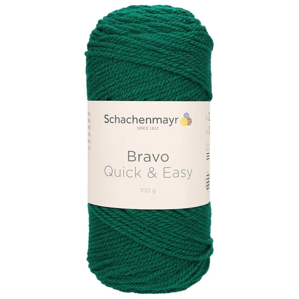 Handstrickgarn BRAVO QUICK & EASY - gras - 100g | Premium Häkelgarn & Strickgarn 3 Handstrickgarn BRAVO QUICK & EASY - gras - 100g | Premium Häkelgarn & Strickgarn