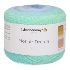 Handstrickgarn MOHAIR DREAM - Frische Farben - 150g | Hochwertiges Häkelgarn & Strickgarn