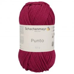 Handstrickgarn PUNTO - Fuchsia - 50g | Hochwertiges Häkelgarn & Strickgarn