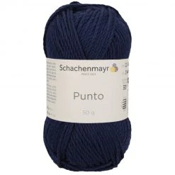 Handstrickgarn PUNTO - marine - 50g | Hochwertiges Häkelgarn & Strickgarn