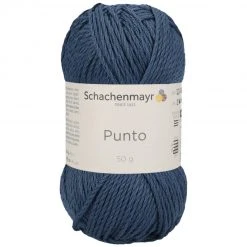 Handstrickgarn PUNTO - Denim - 50g | Hochwertiges Häkelgarn & Strickgarn für kreative Projekte