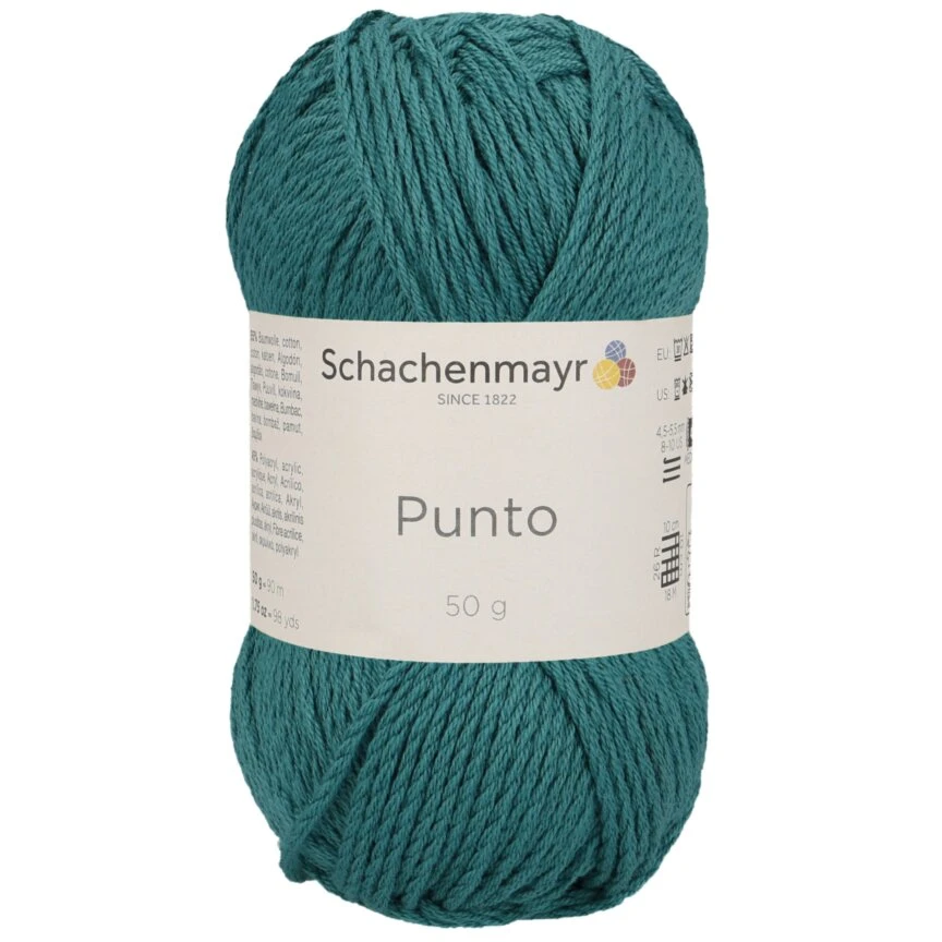Handstrickgarn PUNTO - Teal - 50g | Hochwertiges Häkelgarn & Strickgarn 3 Handstrickgarn PUNTO - Teal - 50g | Hochwertiges Häkelgarn & Strickgarn
