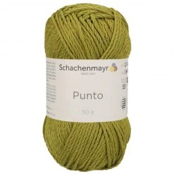Handstrickgarn PUNTO - pesto - 50g | Hochwertiges Häkelgarn & Strickgarn für kreative Projekte