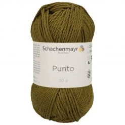 Handstrickgarn PUNTO - olive - 50g | Hochwertiges Häkel- & Strickgarn