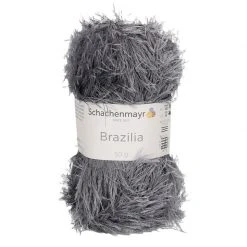 Handstrickgarn BRAZILIA - Anthrazit - 50g | Hochwertiges Garn für Stricken & Häkeln