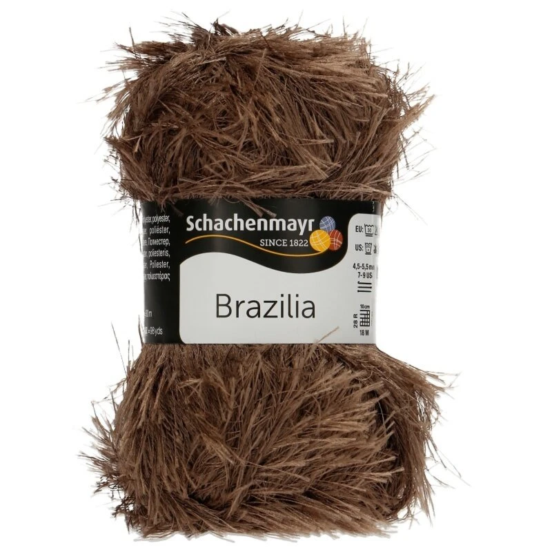 Handstrickgarn BRAZIL - Kaffee - 50g | Hochwertiges Garn für Stricken und Häkeln 3 Handstrickgarn BRAZIL - Kaffee - 50g | Hochwertiges Garn für Stricken und Häkeln