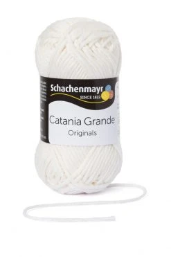 Handstrickgarn CATANIA GRANDE - natur - 50g | Hochwertiges Häkelgarn & Strickgarn