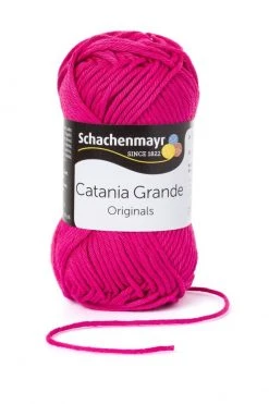 Handstrickgarn CATANIA GRANDE - weiches Zyklamen Garn - 50g | Häkelgarn & Strickgarn
