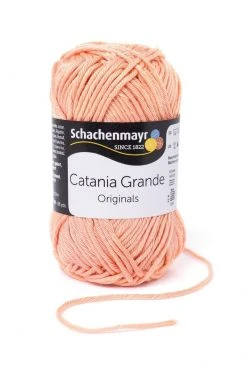 Handstrickgarn CATANIA GRANDE - Aprikose - 50g | Hochwertiges Häkel- & Strickgarn
