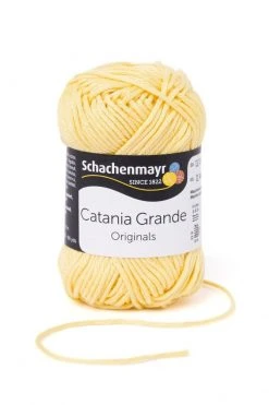 Handstrickgarn CATANIA GRANDE - Vanille - 50g | Hochwertiges Häkelgarn & Strickgarn