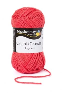 Handstrickgarn CATANIA GRANDE - Kamelie - 50g | Hochwertiges Häkel- und Strickgarn