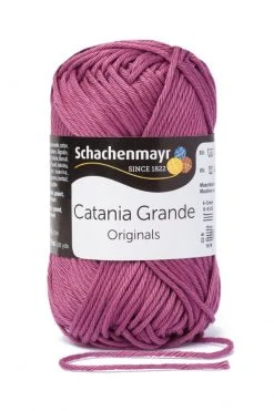 Handstrickgarn CATANIA GRANDE - Amaranth - 50g | Hochwertiges Häkel- & Strickgarn