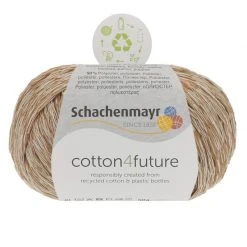 Handstrickgarn COTTON 4FUTURE - Karamell - 50g | Nachhaltiges Häkel- & Strickgarn
