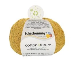 Handstrickgarn COTTON 4FUTURE - Sonnenblume - 50g | Häkelgarn & Strickgarn