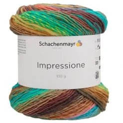 Handstrickgarn IMPRESSIONE - Sunrise-Color - 100g | Hochwertiges Häkelgarn & Strickgarn