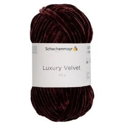 Handstrickgarn LUXURY VELVET - bear - 100g | Weiches Häkelgarn & Strickgarn