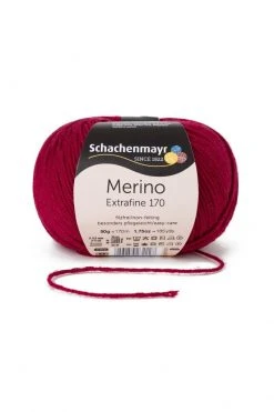 Handstrickgarn MERINO EXTRAFINE 170 - Lieblingsfarbe Love - 50g | Hochwertiges Häkelgarn & Strickgarn