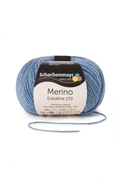 Handstrickgarn MERINO EXTRAFINE 170 - Wolke Meliert - 50g | Premium Häkelgarn & Strickgarn