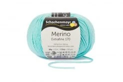 Handstrickgarn MERINO EXTRAFINE 170 - Mint | 50g | Weiches Häkel- & Strickgarn