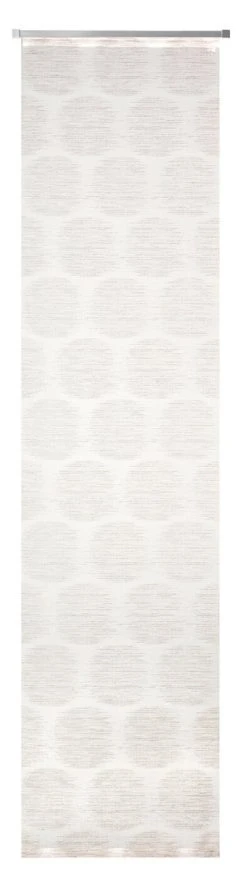 Schiebevorhang wollweiß-stein 60x245 cm – Elegante Raumgestaltung