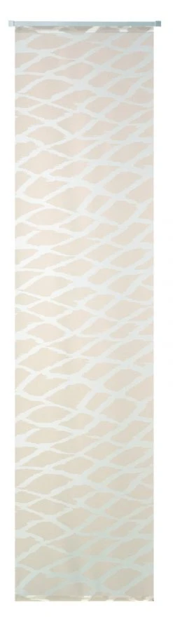 Schiebevorhang beige-natur 60x245 cm - Elegant & Praktisch