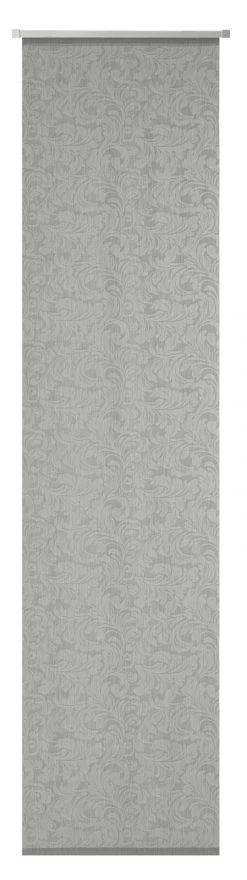 Schiebevorhang mittelgrau 60x245 cm - Moderner Sichtschutz für Fenster