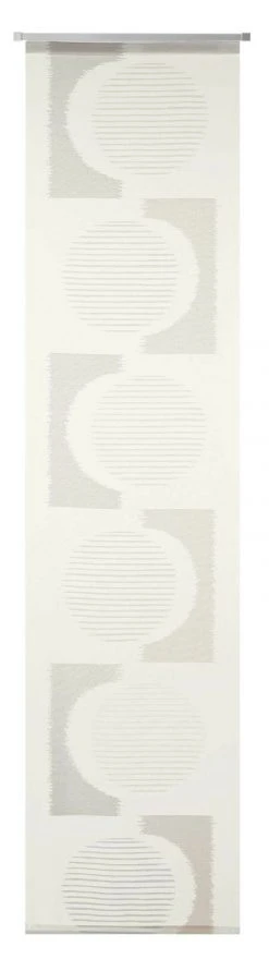 Schiebevorhang - taupe-grau - 60x245 cm