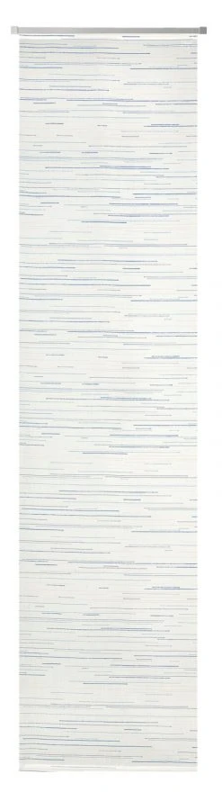 Schiebevorhang wollweiß-blau 60x245 cm - Elegant & Praktisch für Ihr Zuhause