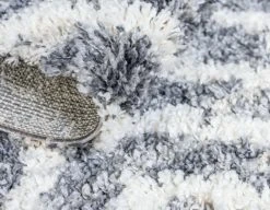 Teppich TOP SHAG 2 - Grau - 91x66 cm | Hochfloriger Shaggyteppich für stilvolles Wohnambiente -Heimtextilien Verkäufe 9004895100 04 1600Wx1600H