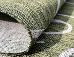 In-/Outdoorteppich OUTDOOR BEAUTIES - grün - Ø 122 cm | Hochwertiger Outdoor-Teppich -Heimtextilien Verkäufe 9004898100 04 1600Wx1600H