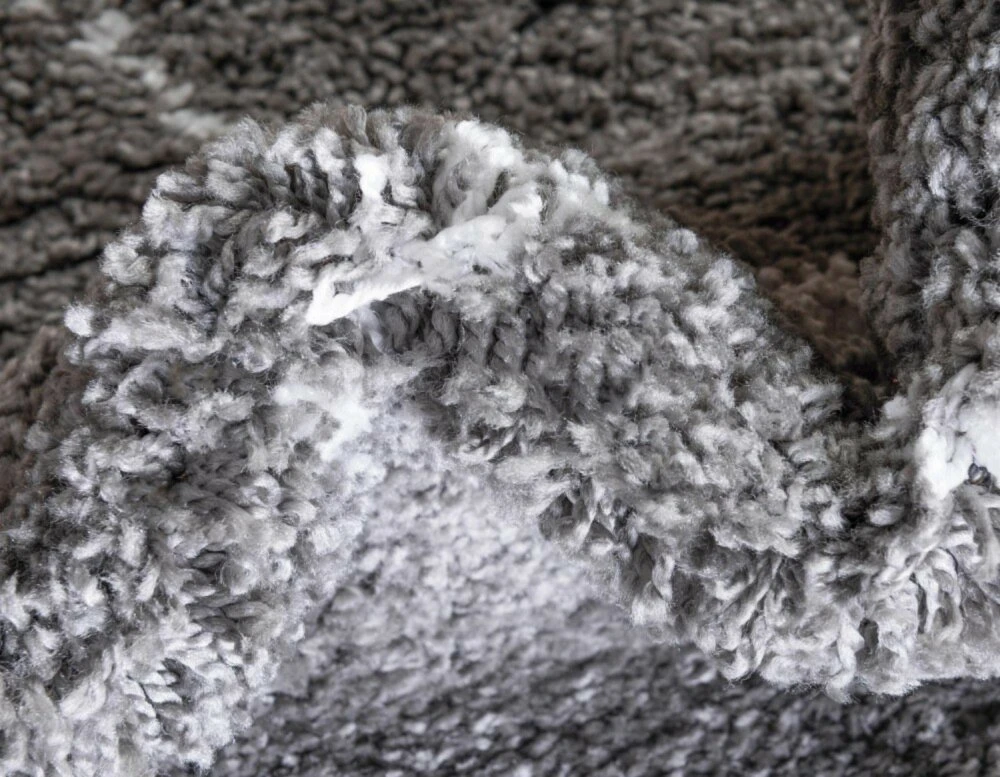 TEMARA SHAG 5 Langflorteppich - Grau - 183x79 cm - Hochwertiger Florteppich 6 TEMARA SHAG 5 Langflorteppich - Grau - 183x79 cm - Hochwertiger Florteppich – Bild 4