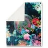 Wohndecke weiß-bunt floral 130x160 cm - Leichte Fleecedecke für gemütliche Stunden -Heimtextilien Verkäufe 9005077200 1600Wx1600H