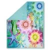 Wohndecke Türkis-Bunt mit Seepferdchen-Muster | 130x160 cm | Kuschelig & Warm -Heimtextilien Verkäufe 9005079500 1600Wx1600H