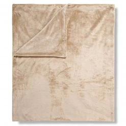 Beige Wohndecke 160x180 cm - Weiche Fleecedecke für Gemütlichkeit | Tagesdecken & Fleecedecken -Heimtextilien Verkäufe 9005081200 04 1600Wx1600H