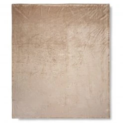 Beige Wohndecke 160x180 cm - Weiche Fleecedecke für Gemütlichkeit | Tagesdecken & Fleecedecken