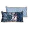 Sofakissen KISKA - Wolf Design in Petrol, 60x30 cm - Bequem und stilvoll -Heimtextilien Verkäufe 9005082300 1600Wx1600H