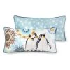 Sofakissen PINGA - Pinguine Design - hellblau - 60x30 cm - Gemütliche Wohnaccessoires -Heimtextilien Verkäufe 9005082900 1600Wx1600H