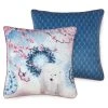 Sofakissen KODIAK - Eisbär Design, hellblau, 48x48 cm - Gemütliches Kissen für Sofa & Bett